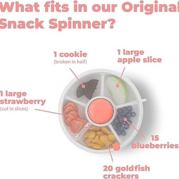 GOBE Snack Spinner - Coral or Gray available - Picture 2 of 5